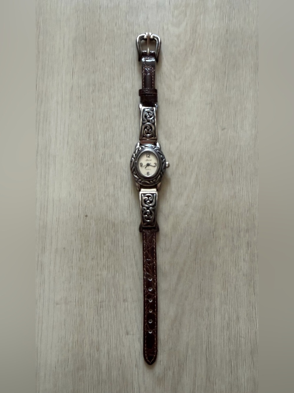 Vintage Brighton Santa Barbara Watch Leather Straps New Battery